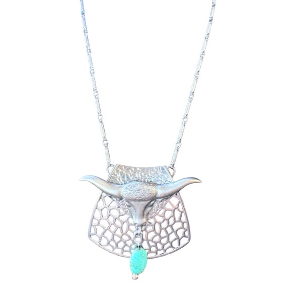 Handmade Taurus Charm Necklace - Picture 2 of 9